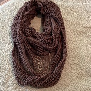 Taupe/mushroom colored wrap scarf